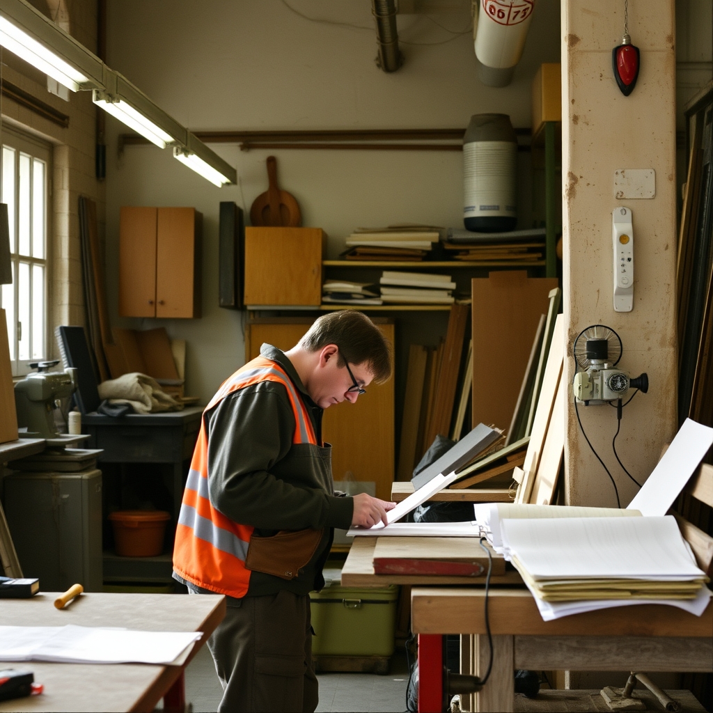 atelier de travaux publics (illustration)